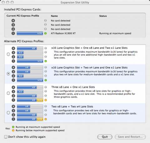 Mac Pro: A propos des slots PCI-Express