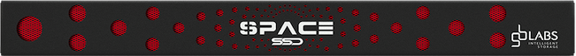 GB Labs MiniSPACE Rack SSD 30TB (24TB utiles), 2 x 1GbE et 2 x 50GbE QSFP28