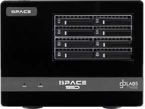 GB Labs MiniSPACE SSD 7.6TB (6TB utiles), 2 x 1GbE et 2 x 50GbE QSFP28