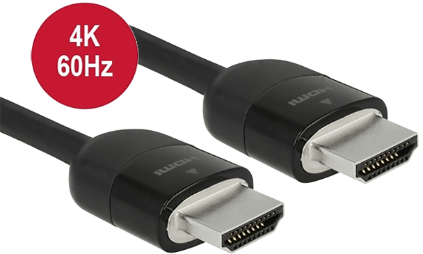 CÂBLE HDMI 2.0, 4K, HEC, M / M, NOIR, 3M
