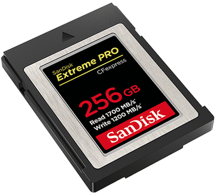 Carte CFExpress SanDisk 256 Go Extreme PRO Type B