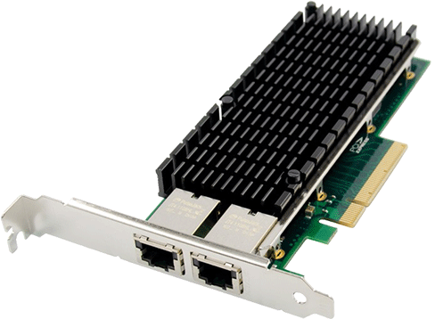 GB Labs Dual 10GBase T (RJ45) Ethernet Card (10Gb seulement