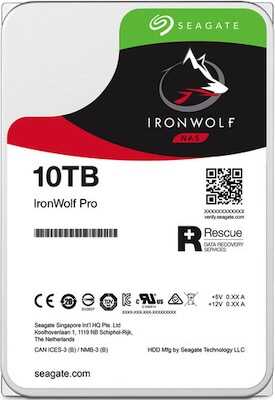 Seagate IronWolf Pro 10 To (idéal stockage NAS Professionnel)