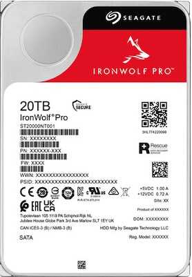 Seagate IronWolf Pro 20 To (idéal stockage NAS Professionnel)