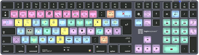 Clavier dédié TITAN Final Cut Pro X (Mac seulement)