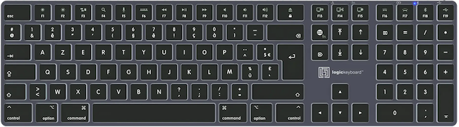 Clavier Titan pour Mac (FR) - Rétro-éclairé Azerty